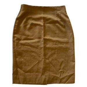 Jones New York Brown Pure Wool Pencil Skirt Women’s Size 6
